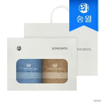 송월 CM뱀부블럭40 155g 뱀부얀 수건 2매 선물세트 창박스 CM쇼핑백