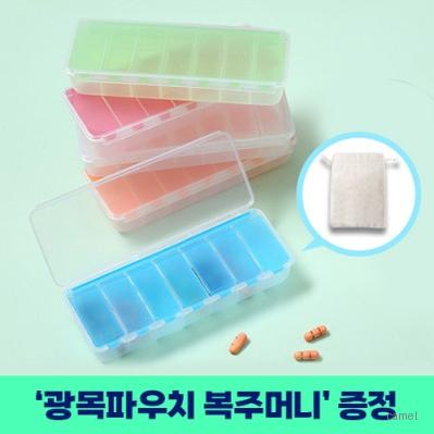 로페리아 요일별 알약케이스 광목파우치 복주머니 포함 0190342