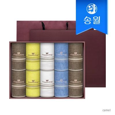 송월타월 카운테스마라 센치 10매 세면타올 선물세트 쇼핑백