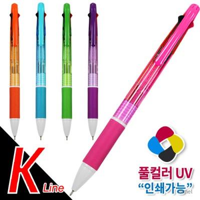 케이라인뉴니들3색볼펜FC 독일잉크