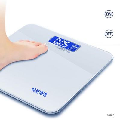 강화유리 디지털 체중계 전자식 저울 초경량 답례품