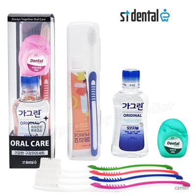 오랄케어 326 페리오 가그린100ml 스펀지치실 3호 미세모칫솔치약 선물세트