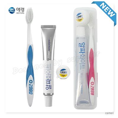 애경2080미세모 뉴2080화이트치약 국내산치실 칫솔치약세트