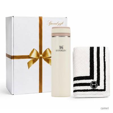 스탠리 트랜짓 트위스트플립 머그 473ml 고급핸드타올1P세트