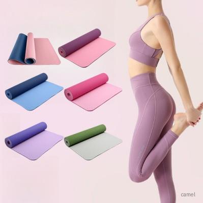 로페리아 TPE 미끄럼방지 투톤 요가매트 183 61 0.8CM 메쉬백 0220386