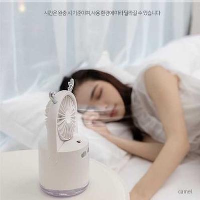 가습기 냉각 무드등 아이스 쿨링 휴대용 손선풍기 탁상선풍기 냉풍기