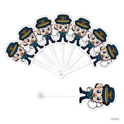 캐릭터 7쪽 포순이 부채 기성