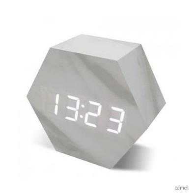 스톤육각LED탁상시계