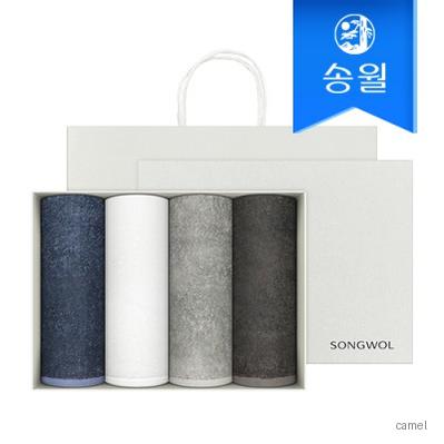 송월 호텔수건 에르모 170g 코마40수 4매선물세트 쇼핑백 기념수건 답례품