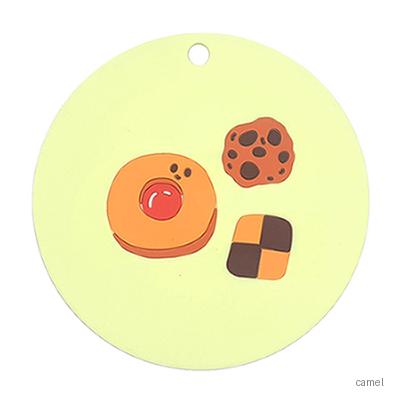 칼라 실리콘 냄비받침 쿠키
