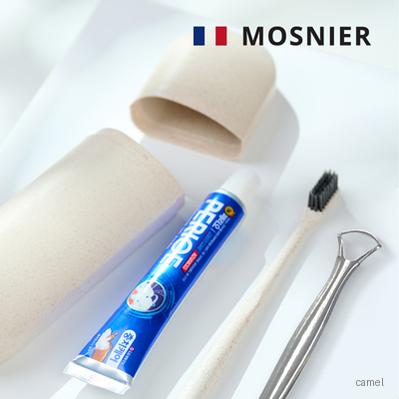모스니에 생분해칫솔 혀클리너 치약50g 생분해케이스 대 세트