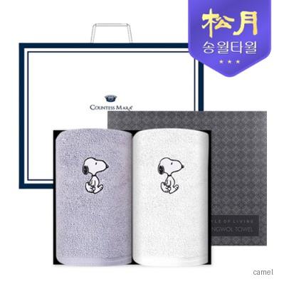 송월타올 스누피 리버40 140g 2P 타올세트