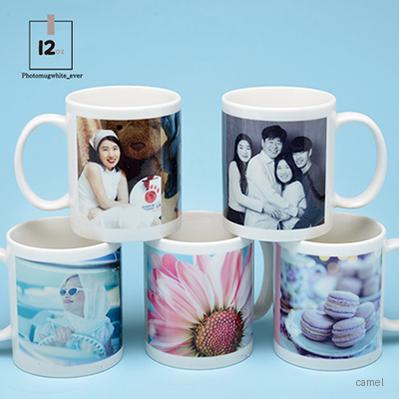 포토머그 화이트12oz ever