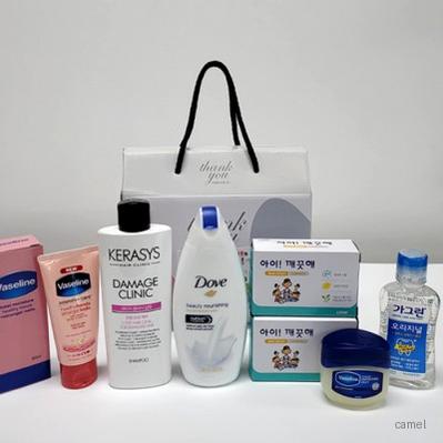 선물세트 8종 바디워시 샴푸 비누 가그린 바세린 핸드크림