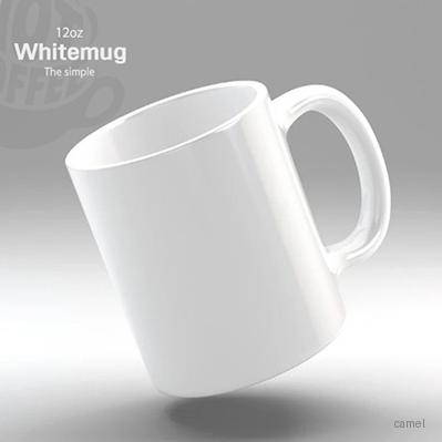 몽소화이트머그 12oz