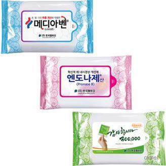 구름3색 10매 물티슈