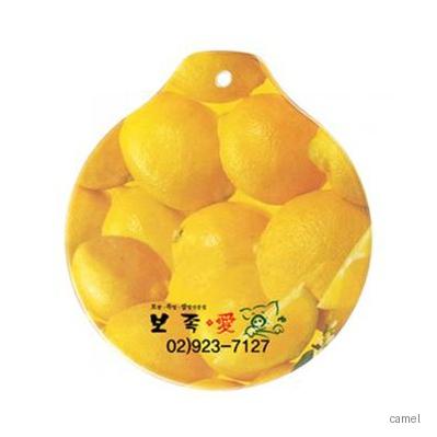 원형센스 멜라민냄비받침 오렌지