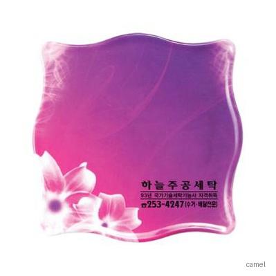 웨이브 멜라민냄비받침 백합
