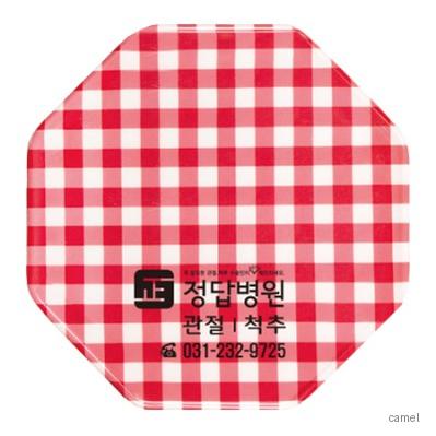 팔각 멜라민냄비받침 체크