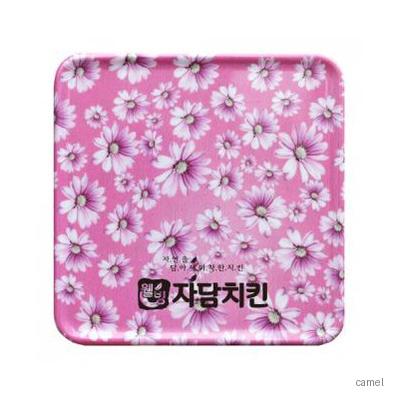 사각 멜라민냄비받침 국화