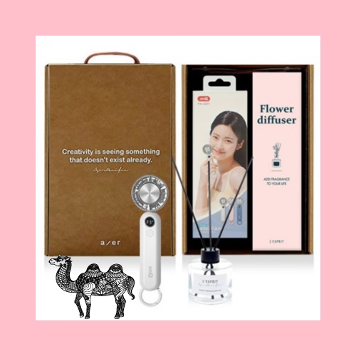 레스쁘리 고급 선풍기세트 A 지니큐 미니 선풍기 디퓨저 120ml