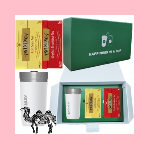 스탠리 고 진공 텀블러 473ml 화이트 트와이닝 티백2P 해피니스기프트