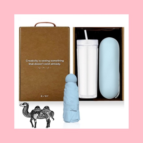 레스쁘리 고급 보틀세트 D 베이직 아이스 텀블러 500ml 마카롱우산