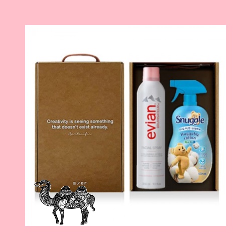 레스쁘리 고급 에비앙 세트 B 페이셜 스프레이 300ml 스너글 섬유탈취제 470ml