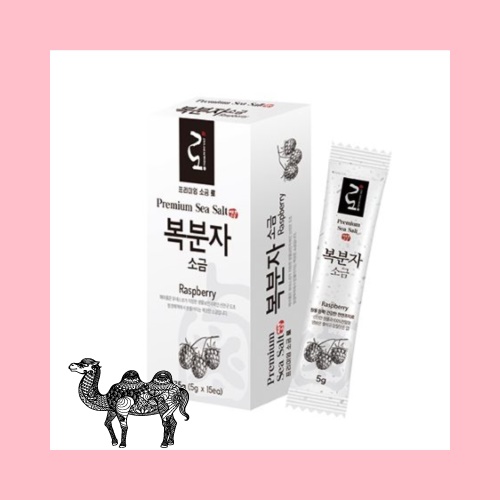 프리미엄 복분자 천일염 스틱파우치 75g