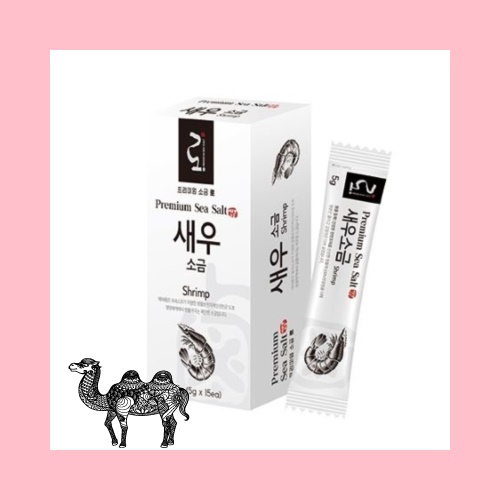 프리미엄 새우 천일염 스틱파우치 75g