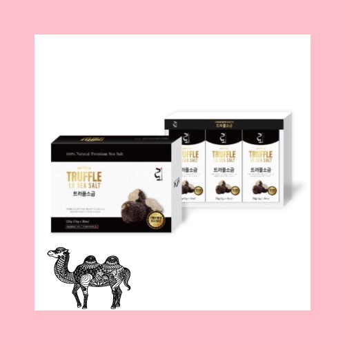 프리미엄 트러플 천일염 선물 세트 스틱파우치 75g 3개입