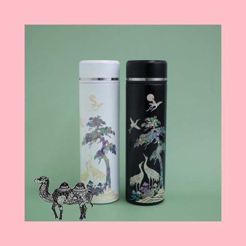 나빌레라 고급 316 송학 자개텀블러 500ml
