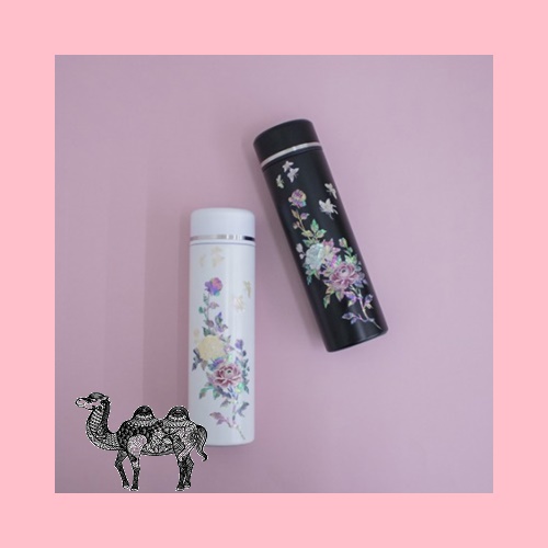 나빌레라 고급 316 목단 자개텀블러 500ml