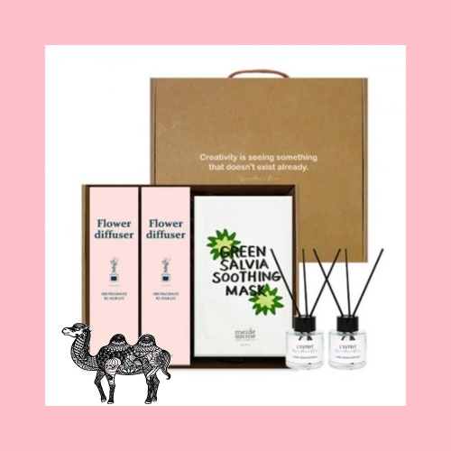 레스쁘리 스페셜 4P세트 I BASIC 디퓨저 50ml 메이드미 마스크팩