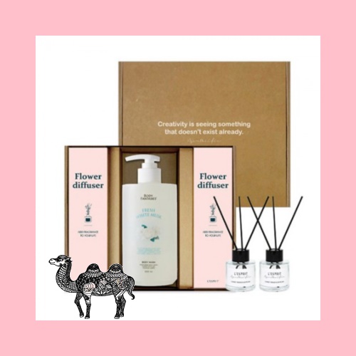 레스쁘리 스페셜 바디판타지 세트 C 바디워시 500ml 디퓨저 50ml 2입
