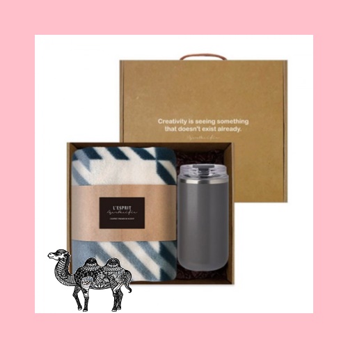 레스쁘리 스페셜 텀블러세트 A 타이니텀블러 무릎담요
