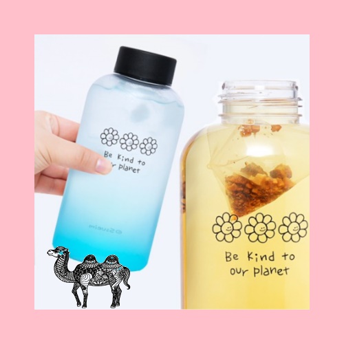 납작보틀 pp뚜껑 500ml sk친환경 바이오 에코젠소재