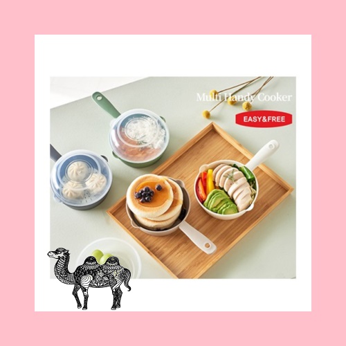 이지앤프리 핸디쿠커5호 전자렌지용 돔뚜껑 찜용기 4p세트