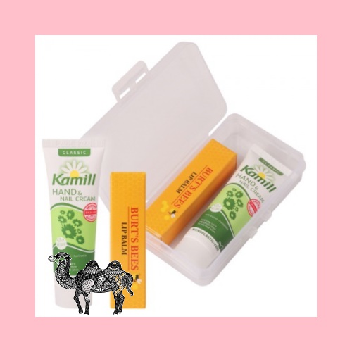 휴대용 카밀 핸드크림 30ml 버츠비 립밤 세트