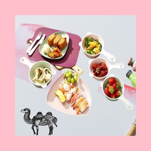 다원 테디베어 다기능 캠핑 앞접시 도마 쟁반고 손잡이 디자인이 편한 고급 우레탄 도마 7종