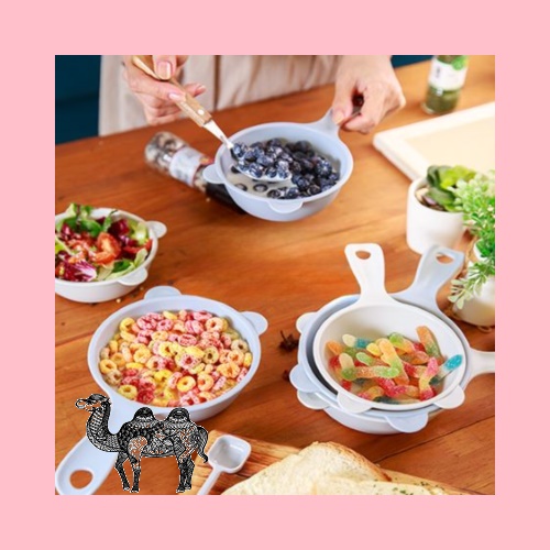 다원 테디베어 손잡이 앞접시 렌치쿡 멀티 6P