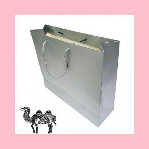 은색코팅지 쇼핑백 정3절 33x29x10cm