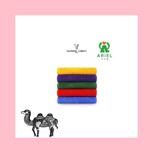 아리에나 발렌티노크리스티 스포츠타올 30수 100g 20x110cm