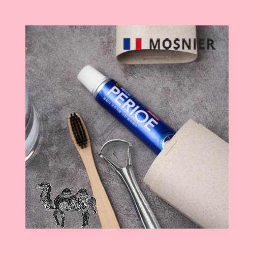 모스니에 대나무칫솔 혀클리너 치약50g 생분해케이스 대세트