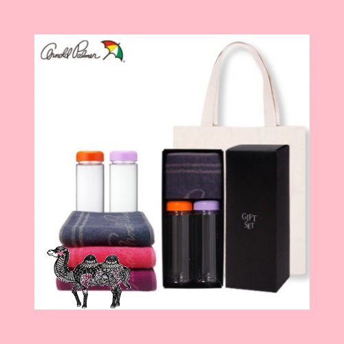아놀드파마 뉴뱀부스포츠타올 보틀500ml 2p세트 에코백포함