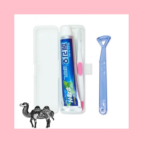 여행용세면도구 치약칫솔세트 덴티키트 맥스플러스2 페리오치약
