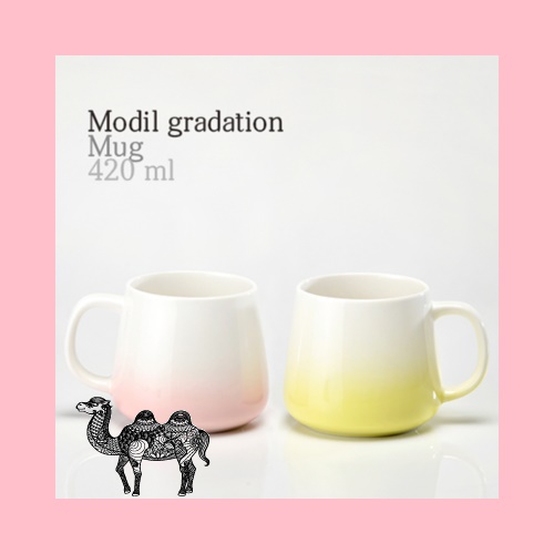 모딜머그 그라그린 핑크420ml