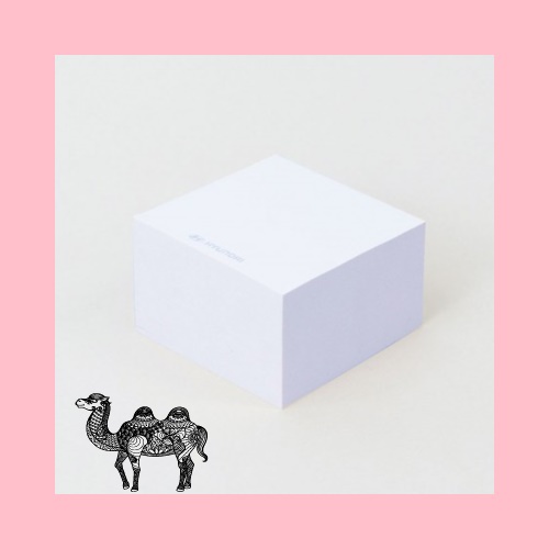 크리스탈 볼펜꽂이형 점착메모지 70x70 400매