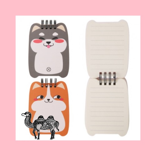 캐릭터 도무송 메모 수첩