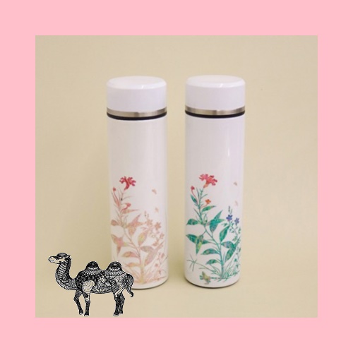 나빌레라 고급 316 텀블러 2종 초충도 500ml 명장 장춘철 作